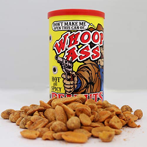 Whoop Ass Habanero Pepper Peanuts – 6 Oz. - Premium Gourmet Spicy Hot Peanuts – Perfect Hot And Spicy Peanuts - Try If You Dare! #TOP1