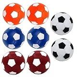 Qtimal Table Soccer Foosballs Replacement Balls, Mini Colorful 36mm Official Tabletop Game Ball - Set of 14