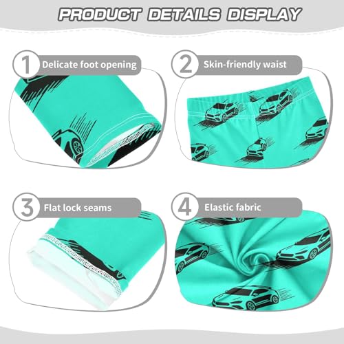 Girls' Leggings Car Green Kids Yoga Tights Pants 1 Pack 23023703