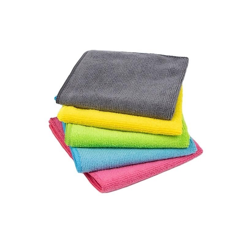 Paño de limpieza Paño de cocina Microfibra absorbente Secado rápido Durable Reutilizable for platos Encimeras Cuidado fácil Lavable a máquina Antiarañazos Seguro Suave con las superficies(Sky blue,40*