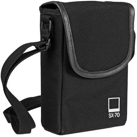 Black Label BagSX-70 Polaroid Two Compartment Pouch Compatible with Instax