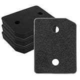 Wozzies 4 Stück Filter für Miele Trockner T1, Kompatibel mit Miele Sockelfilter, Wärmepumpentrockner, Fein-Grob, 207 x 157 x 30mm, Schwammfilter, Fusselfilter, Wäschetrockner Filter 9164761