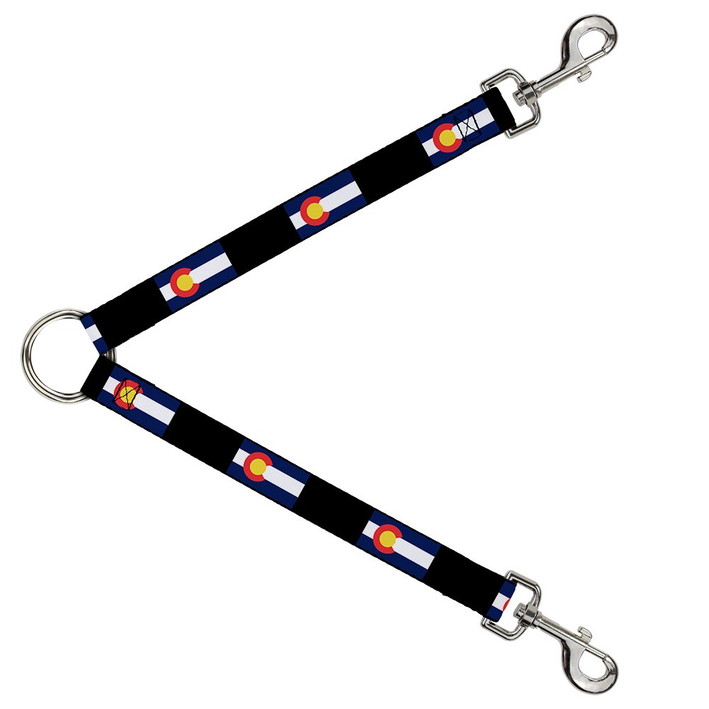 Divisor de correa para pasear dos perros cómodamente con diseño Colorado