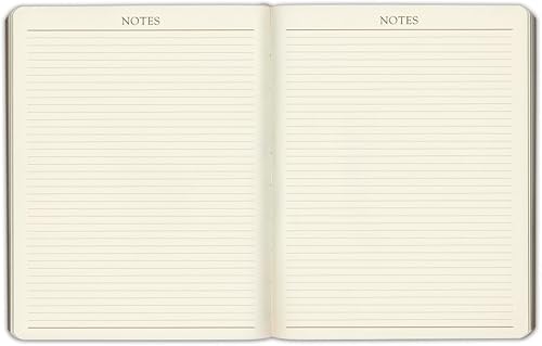 Miniatura 5 de Gallery Leather - Agenda mensual grande 2025, color negro Acadia, 9.75 x 7.5 pulgadas