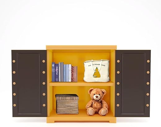 Nilkamal SpaceMax 2 Shelves Plastic Bookshelf with 3-Year Warranty| Multipurpose Storage Cabinet &amp; Book Rack for Home | Du