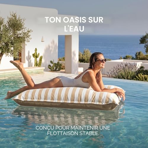 Happers Big Pouf Toldotex pour Extérieur ou Intérieur Beige – vue 5