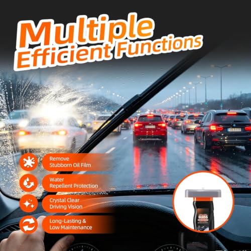 Image of Glass Anti Fog Hydrophobic Coating & Water Repellent Spray for, Mirrors, Car Windshields, Goggles, Shower Doors - Fogless, Rainproof (Glass Anti Fog Hydrophobic Coating & Water Repellent Spray)