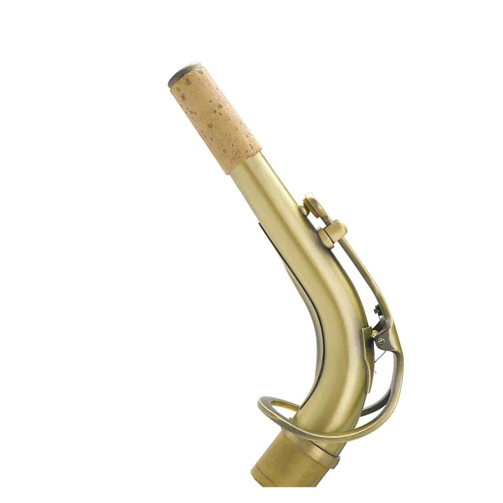 Zubehör Anfänger Saxophone Saxophon Sax Bend Neck Connector Messing Material Cyan Antik Saxo Hals Für Altsaxophon Instrument Zubehör 24,5 Mm