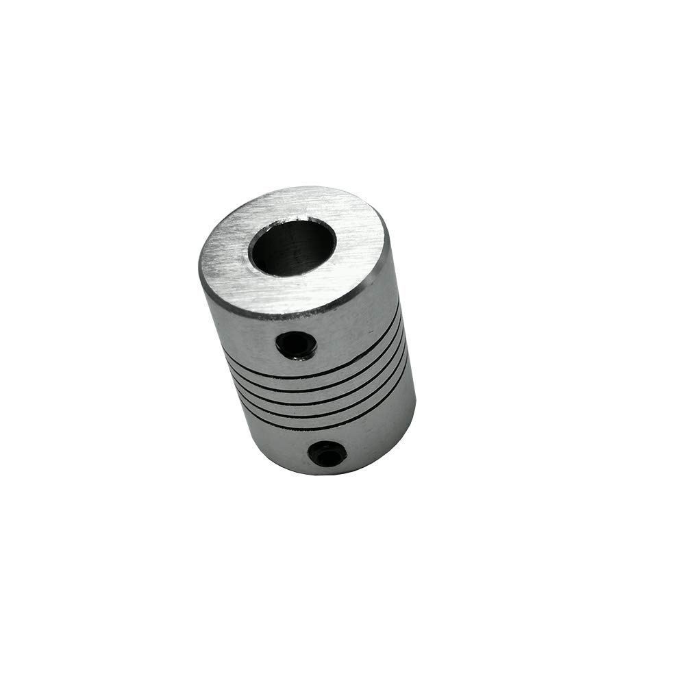 TEYWET Coupler CNC Aluminium Motor Jaw Shaft Coupler 19mmx25mm Flexible Coupling for 3D Printer Metal (Inner Diameter : 3mmx4mm)