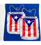 Amazon.com : Puerto Rico Flags for Cars Quality Made Black Flag Edition ...