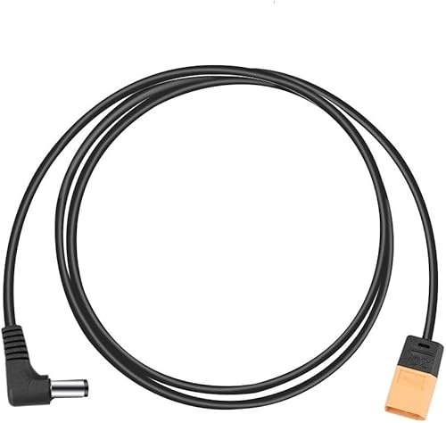 Miniatura 10 de Para DJI FPV Goggles V2 Cable de alimentación XT60 47.6 in XT60 Enchufe Suministro Conectar Batería Resistencia al Desgaste Anti-Envejecimiento para