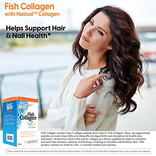 Doctor's Best Fish Collagen w/Naticol Fish Collagen, Supports Skin, Nails, Joints, 30 Powder Stick Pack. - Image 4