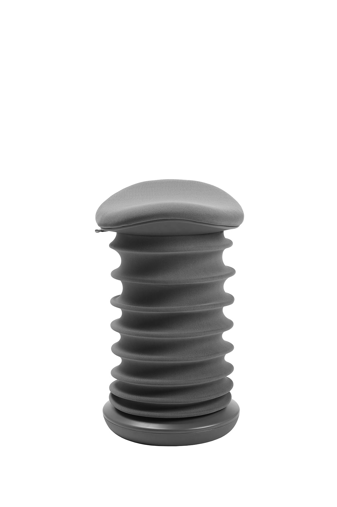 TOPSTAR | Hocker Sitness 4D | Sitz-HxB 530-640 x 375 mm | grau | Made in Germany | Ergonomisch | Bürohocker, Rollhocker | höhenverstellbar | Geprüfte Sicherheit nach GS-Intertek