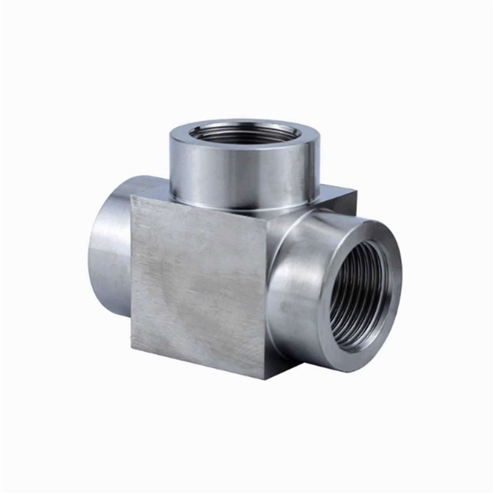 1/8" 1/4" 3/8" 1/2" M10 M12 M14 M16 M18 M20 BSP NPT metryczny gwint żeński trójnik 3 Way 304 rura wysokociśnieniowa ze stali nierdzewnej Fi(304 NPT1I2)