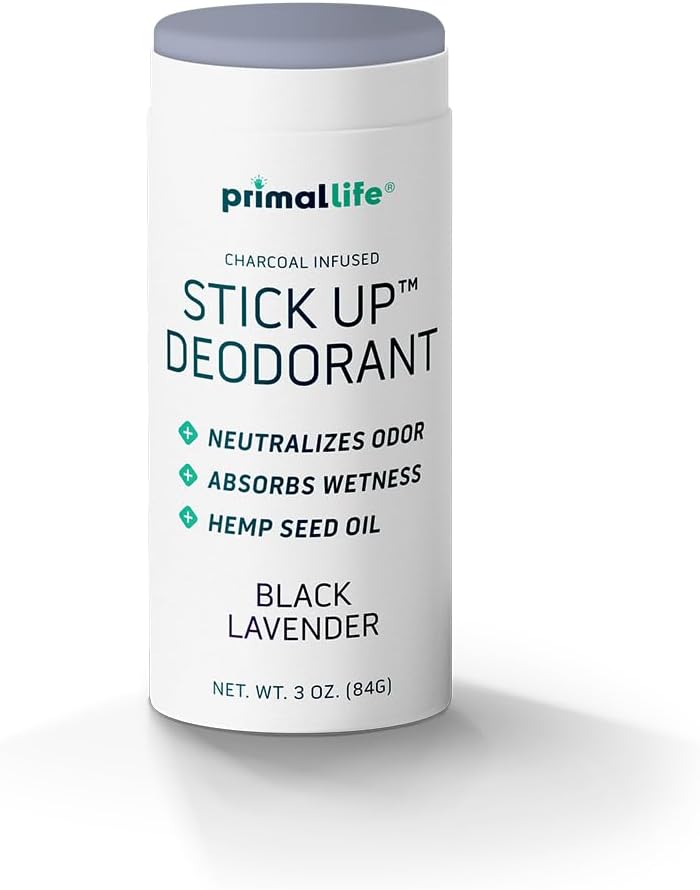 - Stick Up Natural Deodorant - Bentonite Clay, Arrowroot, Black Lavender - 3 oz