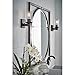 Barrington 1-Light Distressed Black and Wood Cylinder Vanity Light