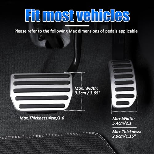 RAUMRIGGE Gas and Brake Pedal Extenders for Short Drivers - Adjustable Length & Angle, Anti-Slip Metal Construction, Compatible with Cars, Go Karts & Ride-On Toys, Easy Installation & Universal Fit by RAUMRIGGE - Image 2