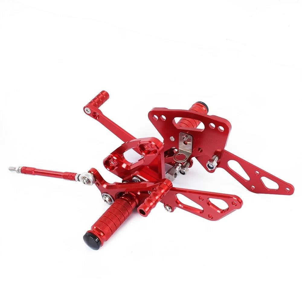 Repose-pieds arrière Z1000 ABS moto pédale réglable levier vitesse rouge CNC