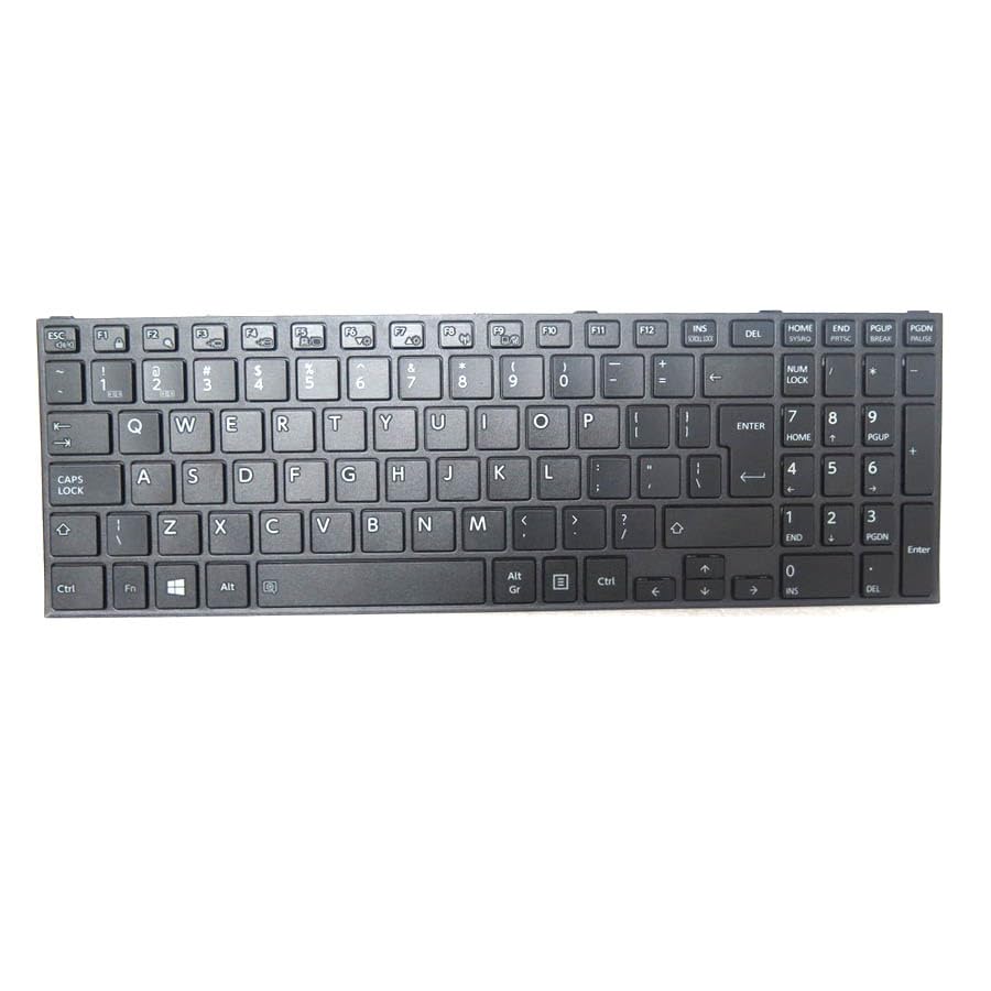 Replacement For Toshiba Satellite Pro R50-C-11M Black English