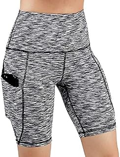 LindoMaker Shorts Womens Gym High Waisted Fitness Quick Dry Biker Shorts Casual Lightweight Soft Running Shorts with Pockets