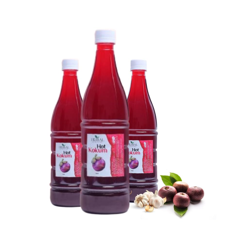 Tribal Ecoshop kokum Kashaya/Hot kokum - Pack of 3 | 100% Pure & Natural | No Added Preservatives | Refreshing | 750ml-image-9
