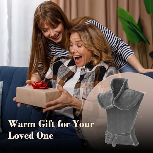 Image of Comfier Electric Heating Pad Pain Relief - Large Heating Warmer Pad for Muscle,Shoulder, Abdominal, Knee, Neck, Back & Period Cramps with Auto Heat Control Technology (68*27 inches) 2 years warranty (GREY)