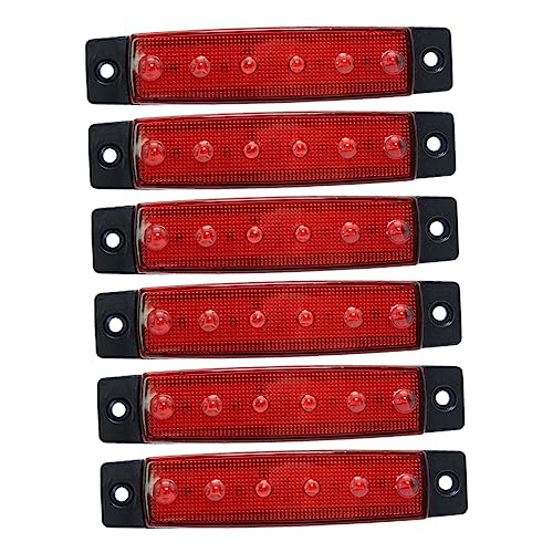 Gatuida Marine Boat Lights Set 6pcs Waterproof Boat Navigation Lights Energy-saving Raining Resistant Seawater Splashing Resistant