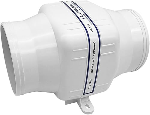 Ventilador centrífugo de sentina de 4" en línea del ventilador de aire de sentina marina 12V 270CFM