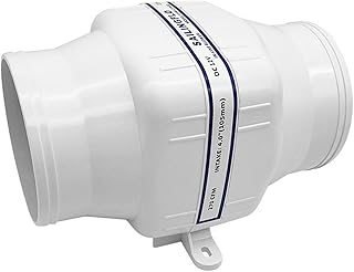 4" in-line Marine Bilge Air Blower 12V 270CFM Centrifugal Bilge Fan