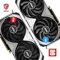 MSI GeForce RTX 4070 Ventus 2X 12G OC Grafikkarte - NVIDIA RTX 4070 GPU, 12GB GDDR6X (21Gbits / 192 bit), PCIe 4.0-2X TORX Fan 4.0 - HDMI 2.1a, DisplayPort 1.4a – Ansicht 3