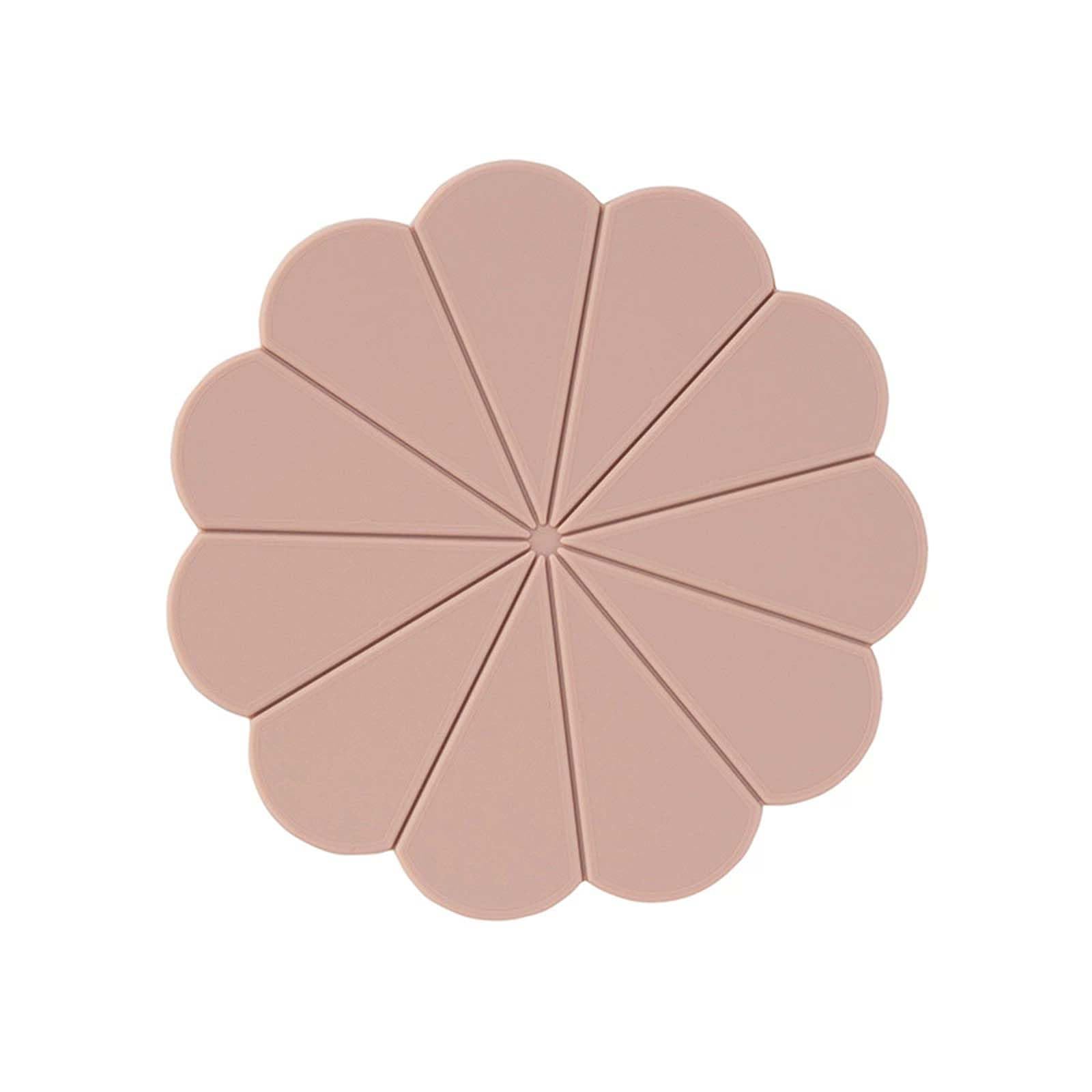 Dessous de Plat en Silicone avec Support de Rangement,