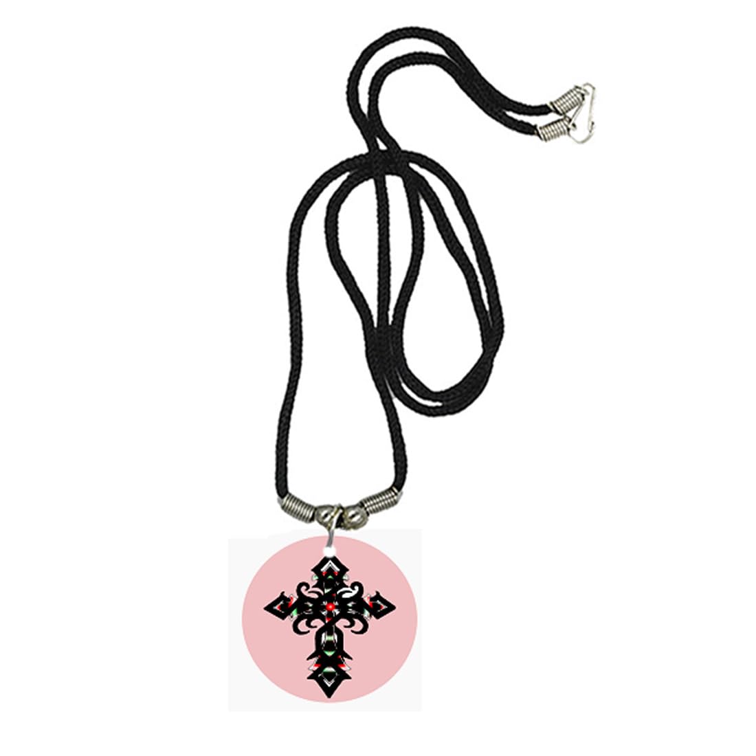 afh Lord Jesus Religious Holy Cross Cord Chain Acrylic Pendant for Men Women Christian Faith Jewelry Adjustable Rope Chain Spiritual Religious Gift Accessory-picture-24