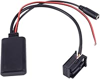 Vista 4 de Audio Bluetooth 5.0 adaptador de cable de alta fidelidad w/h kit de micrófono apto para BMW Z4 E85 E86 X3 E83 Mini Cooper R50 R53
