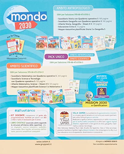 Mondo 2030. Con Storia Con Quaderno Operativo, Geografia Con Quaderno Operativo, Atlante Storia, Seografia Con Steam, Educazione Civica, Mappe ... Con E-Book. Con Espansione Online (Vol. 2) - 2