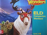 Wonders Grade 5 Unit 2 California ELD Companion Worktext 0021315337 Book Cover