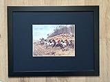Vintage exclusif impression montées et encadrées George Wright Chasse Imprimer – 40,6 x 30,5 cm