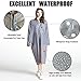 COOY Reusable EVA Rain Ponchos - 2 Pack Adult Rain Jackets For Men Women