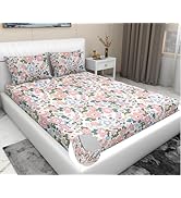 RD TREND Presents Luxurious Glace Cotton Super Soft 210 TC King Size (78X72X8 Inch) 360° Elastic ...