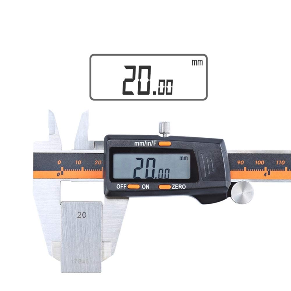Calibri Digitali 0-150mm Acciaio inossidabile Display digitale Calibro con display frazione elettronico calibro per Strumento di Misura