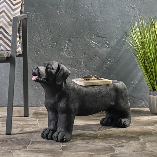 Dog Bench - Labrador Design Outdoor Concrete Garden Decor