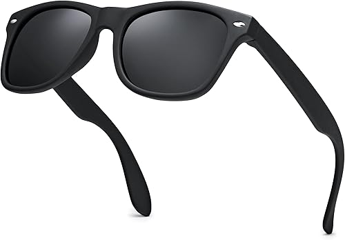 LEICO FASHION Gafas de sol polarizadas retro para niños y niñas de 3 a 12 años inastillables con protección UV para niños pequeños