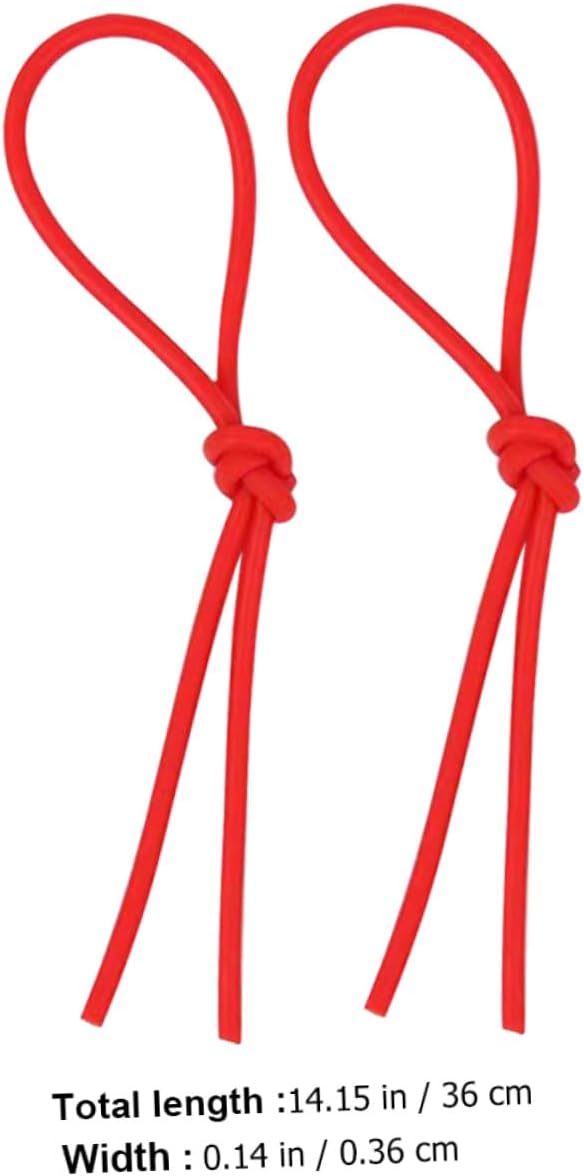 Hemoton 10pcs Strong Rubber Bands for Yangqin Elastic Covers Professional Dulcimer Parts
