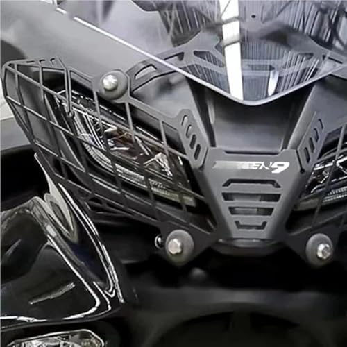 Grille de protection phare Tracer 9 finition premium cache calandre - 4