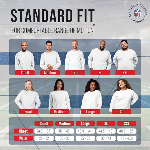 Team Fan Apparel Women's NFL Ultimate Fan Logo Slouchy Crewneck -Tagless Fleece Lightweight Pullover - Officially Licensed (Las Vegas Raiders - Charcoal, Medium) - Image 5