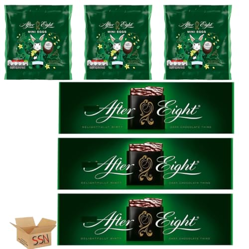 After Eight Chocolate Mint Gift Bundle, 3x After eight 300g 3x mini Egg 81g