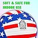 In The House Soft Indoor Volleyball for Boys & Girls (Ages 3+) – Realistic Feel - Training Ball for Indoor Play - Bring VBall Practice Home - Great Gift for any Volleyball Player (Stars & Stripes)