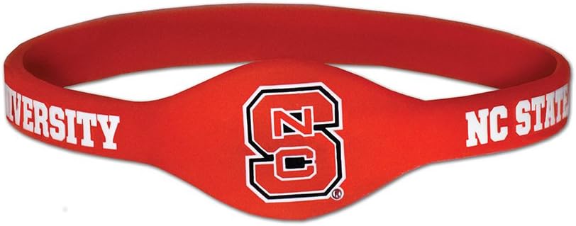 Fan Frenzy GiftsNCAA North Carolina State Wolfpack Silicone Bracelet