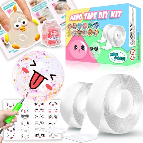 Nano Tape Bubble Kit, Toys for Girls, DIY Craft Kit, Cool Stuff for Girls, Cute Stuff, Cool Things for Kids, Boys,Gift for 4, 5, 6, 7, 8, 9, 10, 11,...