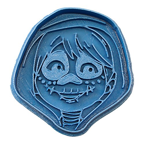 Cuticuter Miguel Calavera De La Película Coco Cortador de Galletas, Azul, 8x7x1.5 cm