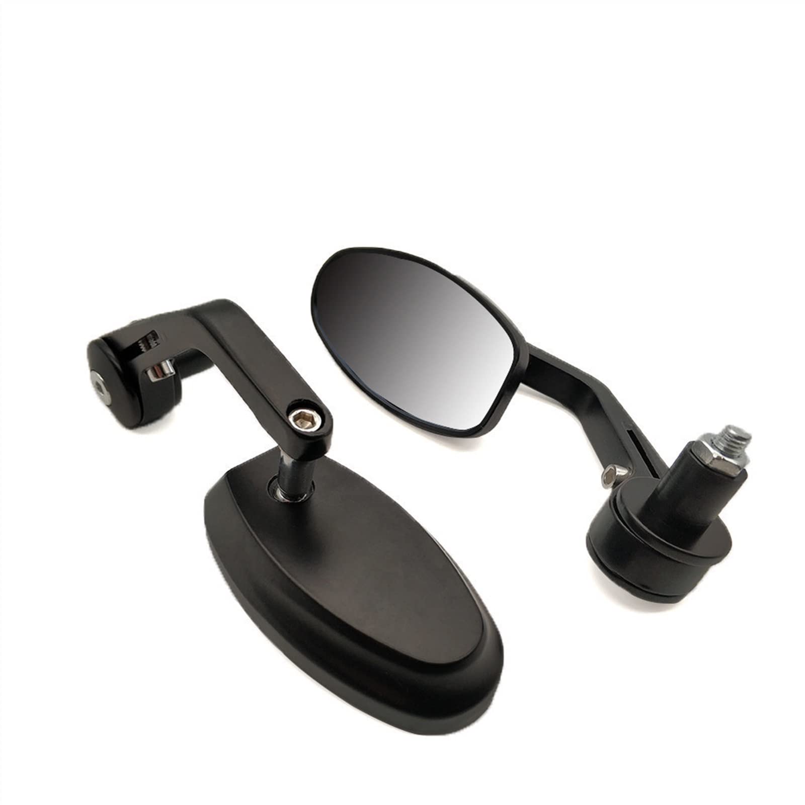 Accessori Moto Universale Per Triumph SPEED TRIPLE SPEED TRIPLE 1050 SPEED TRIPLE 1050/S Maniglia Bar End Specchietto Retrovisore 7/8" (Color : Nero)